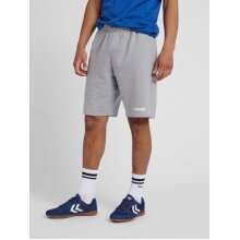 hummel Freizeithose Bermuda hmlGO Cotton Shorts (Baumwolle) kurz grau Herren