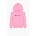 Champion Kapuzenpullover Hoodie Big Logo American Classic (gefüttert) pink Mädchen