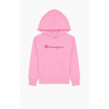 Champion Kapuzenpullover Hoodie Big Logo American Classic (gefüttert) pink Mädchen