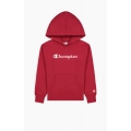 Champion Kapuzenpullover Hoodie Big Logo American Classic (gefüttert) magentarot Mädchen