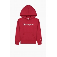 Champion Kapuzenpullover Hoodie Big Logo American Classic (gefüttert) magentarot Mädchen