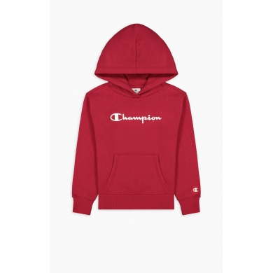 Champion Kapuzenpullover Hoodie Big Logo American Classic (gefüttert) magentarot Mädchen