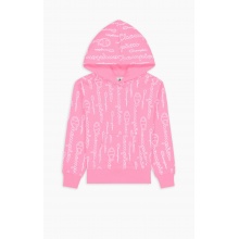 Champion Kapuzenpullover Hoodie American Classic Champion Print (gefüttert) pink Mädchen