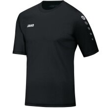 JAKO Sport-Tshirt Trikot Team Kurzarm (100% Polyester) schwarz Jungen