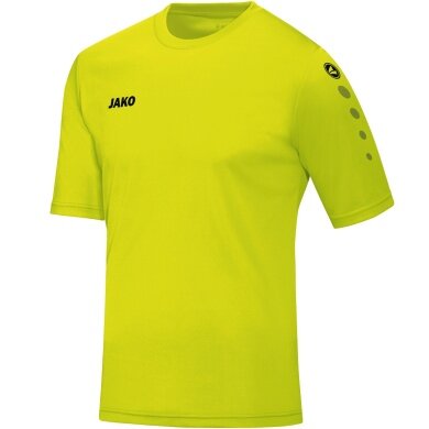 JAKO Sport-Tshirt Trikot Team Kurzarm (100% Polyester) limegrün Jungen