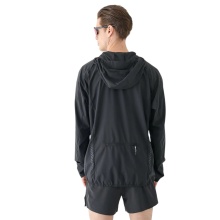 4F Laufjacke Technical M553 (leicht, atmungsaktiv) anthrazitgrau Herren