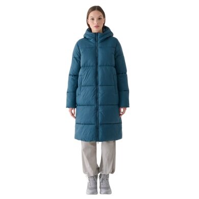 4F Daunenmantel F475 Down Jacket (Parka, warm, wasserabweisend) tealblau Damen