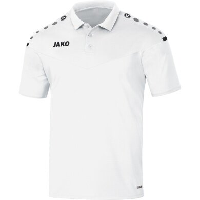 JAKO Sport-Polo Champ 2.0 (100% Polyester) weiss Kinder