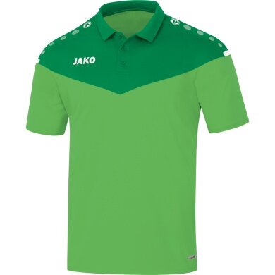 JAKO Sport-Polo Champ 2.0 (100% Polyester) grün Kinder