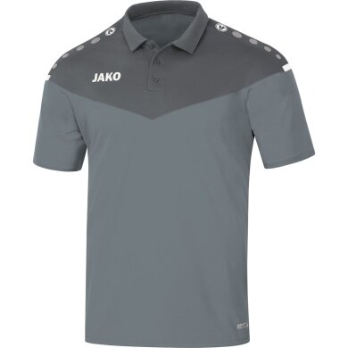 JAKO Sport-Polo Champ 2.0 (100% Polyester) grau Kinder