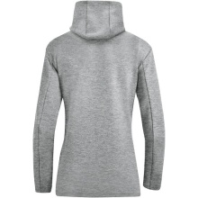 JAKO Kapuzenpullover Premium Basics (Double-Tech-Knit) hellgrau Damen