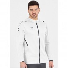 JAKO Trainingsjacke Challenge mit Kapuze weiss Herren