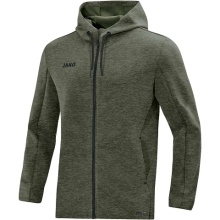 JAKO Kapuzenjacke Premium Basics (Double-Tech-Knit) khakibraun Herren