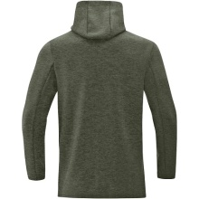 JAKO Kapuzenjacke Premium Basics (Double-Tech-Knit) khakibraun Herren