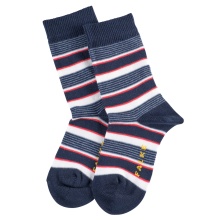 Falke Tagessocke Mixed Stripe marine/bunt Kinder - 1 Paar