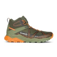 AKU Wanderschuhe Flyrock Mid GTX (wasserdicht) 2024 militärgrün/orange Herren