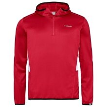 Head Hoodie mit Kapuze Club Technical Half-Zip rot Herren