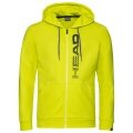 Head Hoodie mit Kapuze Club Fynn Fullzip gelb Herren