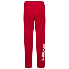 Head Tennishose Pant Club Byron lang rot Herren