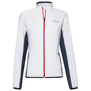 Head Tennisjacke Club weiss/dunkelblau Damen