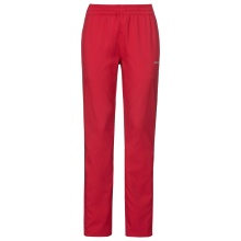 Head Tennishose Pant Club (UV-Schutz) lang rot Damen