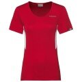 Head Tennis-Shirt Club Technical rot Damen