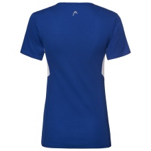 Head Tennis-Shirt Club Technical royalblau Damen