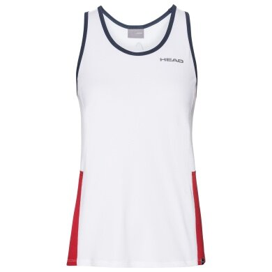 Head Tennis-Tank Club weiss/rot Damen