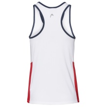 Head Tennis-Tank Club weiss/rot Damen