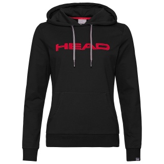 Head Kapuzenpullover Hoodie Club Rosie schwarz/rot Damen