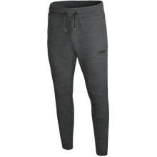 JAKO Jogginghose Premium Basics -Melange-Optik- anthrazitgrau Damen