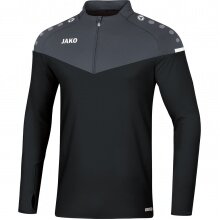 JAKO Sport-Langarmshirt Champ 2.0 (100% Polyester) schwarz Kinder