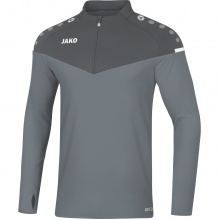 JAKO Sport-Langarmshirt Champ 2.0 (100% Polyester) grau Kinder