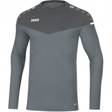 JAKO Sport-Langarmshirt Sweat Champ 2.0 (100% Polyester) grau Kinder