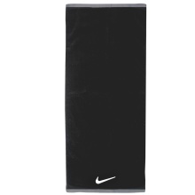 Nike Handtuch Fundamental Towel (100% Baumwolle) schwarz 80x35cm