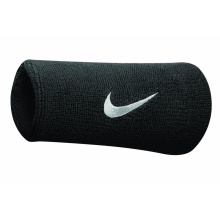 Nike Schweissband Swoosh Jumbo (74% Baumwolle) schwarz - 2 Stück