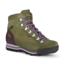 AKU Wander-Trekkingschuhe Ultra Light Micro GTX (wasserdicht) dunkelgrün/violett Damen