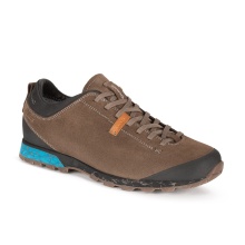 AKU Alltag-Travelschuhe Bellamont III Suede Low GTX (wasserdicht) braun/türkisblau Herren