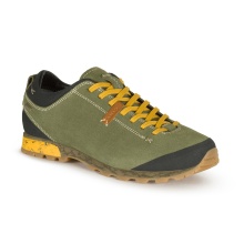 AKU Alltag-Travelschuhe Bellamont III Suede Low GTX (wasserdicht) grün/ocker Herren