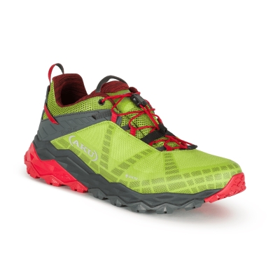 AKU Wanderschuhe Flyrock GTX (wasserdicht) limegrün/rot Herren