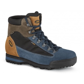 AKU Wanderschuhe Slope Original GTX (Trekking, wasserdicht, Made in Italy) anthrazitgrau/blau Herren