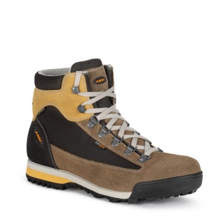 AKU Wanderschuhe Slope Original GTX (Trekking, wasserdicht, Made in Italy) anthrazitgrau/gelb Herren