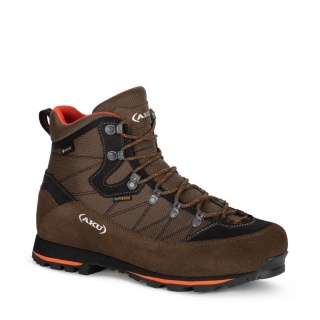 AKU Wanderschuhe Trekker Lite III Wide GTX (wasserdicht, weit) braun Herren