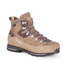 AKU Wanderschuhe Trekker Lite III Wide GTX (Trekking, wassdericht, weit) beigebraun/violett Damen