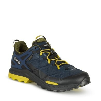 AKU Wanderschuhe Rocket DFS GTX (Fast-Hiking, wasserdicht) blau/gelb Herren