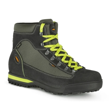 AKU Trekking-Wanderschuhe Slope Micro GTX (wasserdicht) anthrazitgrau/lime Herren