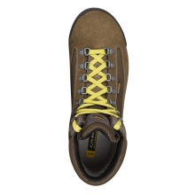 AKU Wanderschuhe Slope Original GTX (Trekking, wasserdicht, Made in Italy) braun/lime Herren