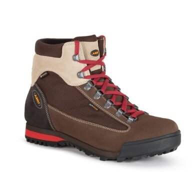 AKU Wanderschuhe Slope Original GTX (Trekking, wasserdicht, Made in Italy) beigebraun/brick Herren