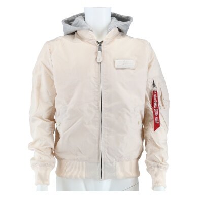 Alpha Industries Fliegerjacke MA-1 TT mit Kapuze jetstream-weiss Herren