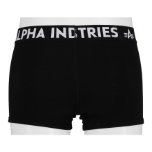 Alpha Industries Boxershorts Al Tape Contrast schwarz/weiss Herren - 2er Pack